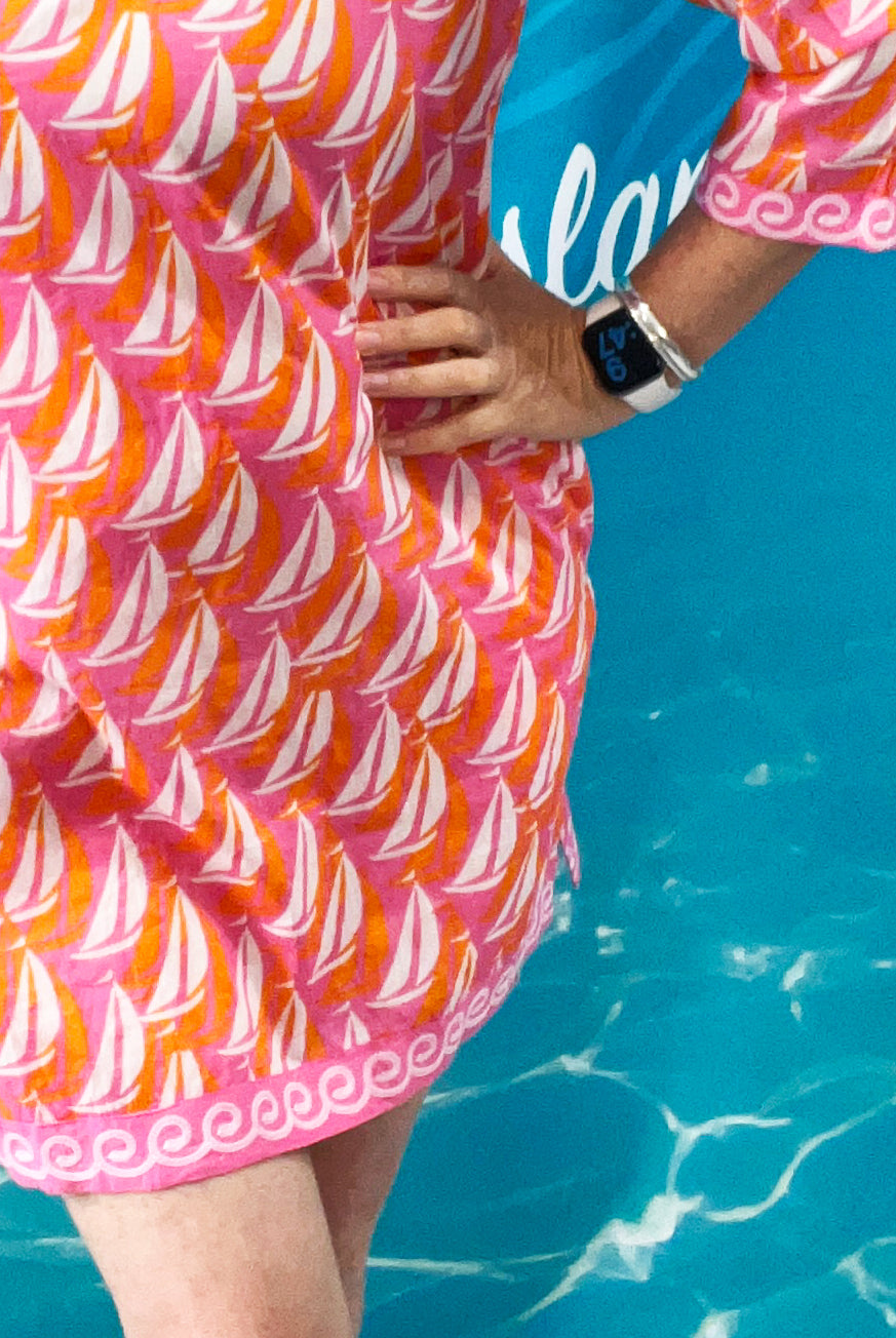 Sailaway Cotton Tunic Dress