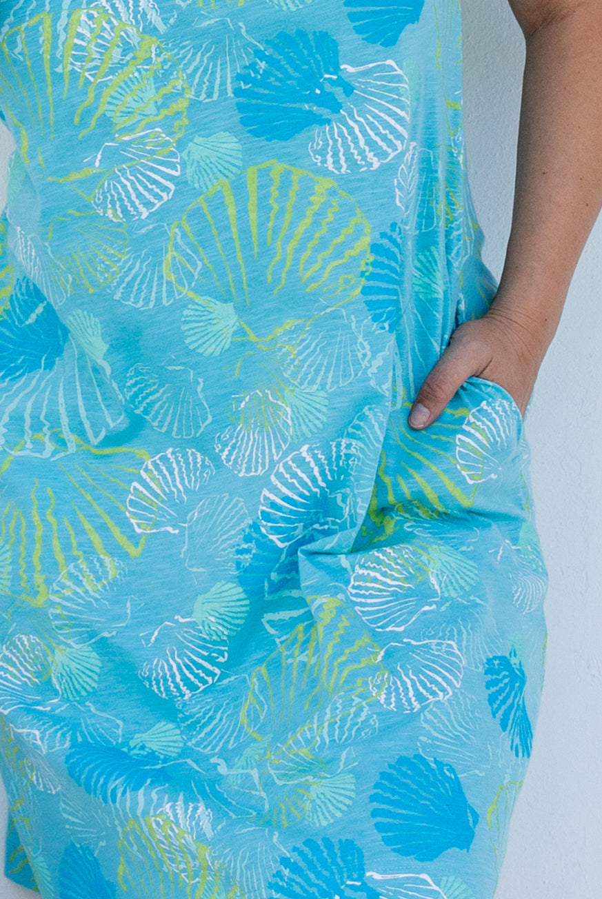 Ocean Floor Cotton Dress