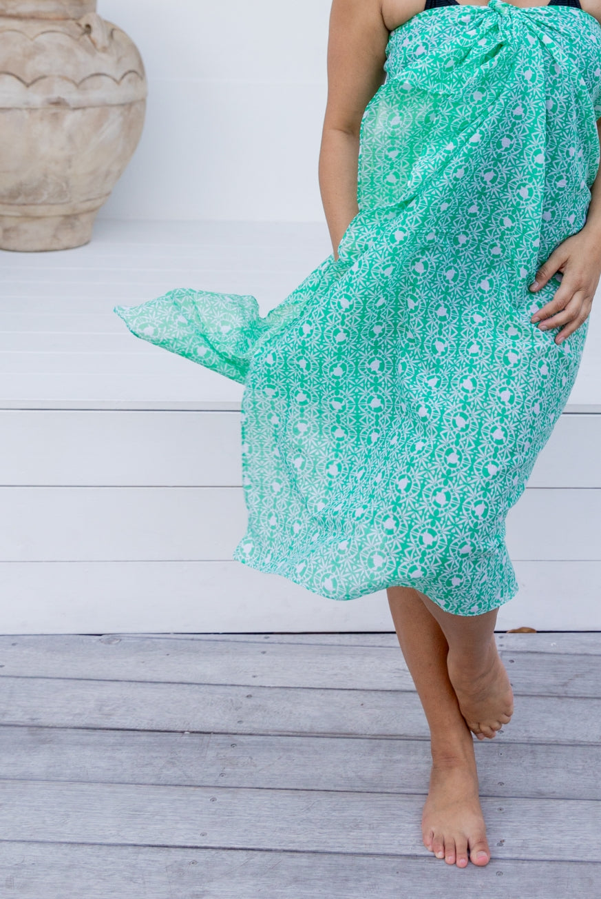 Tribal Turtle Sarong