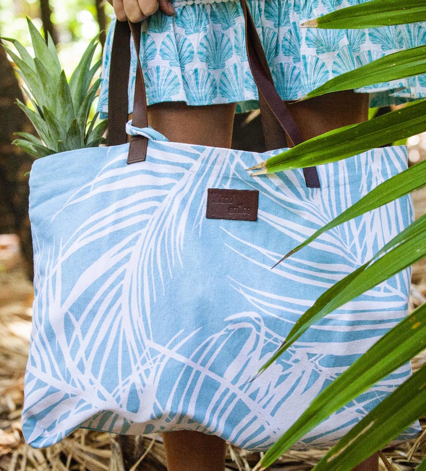 Island View Cotton Beach Bag