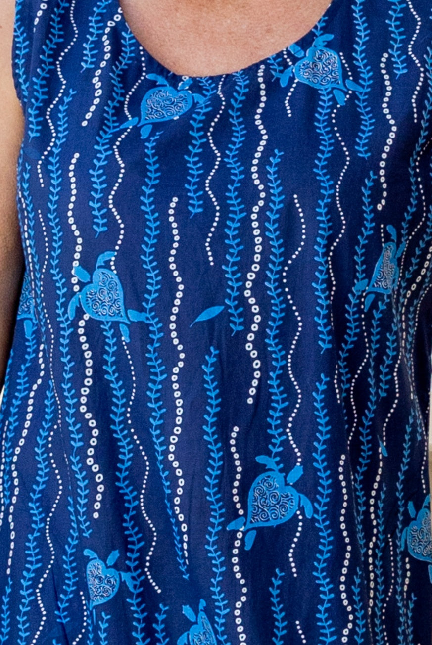 Turtle Cotton Frill Dress