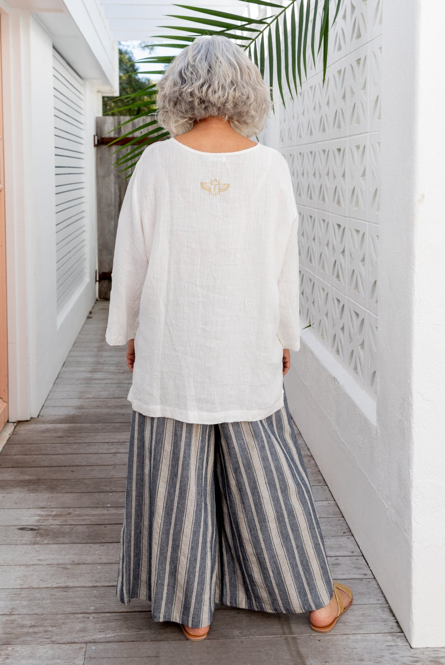 Calabria Linen Cotton Pants