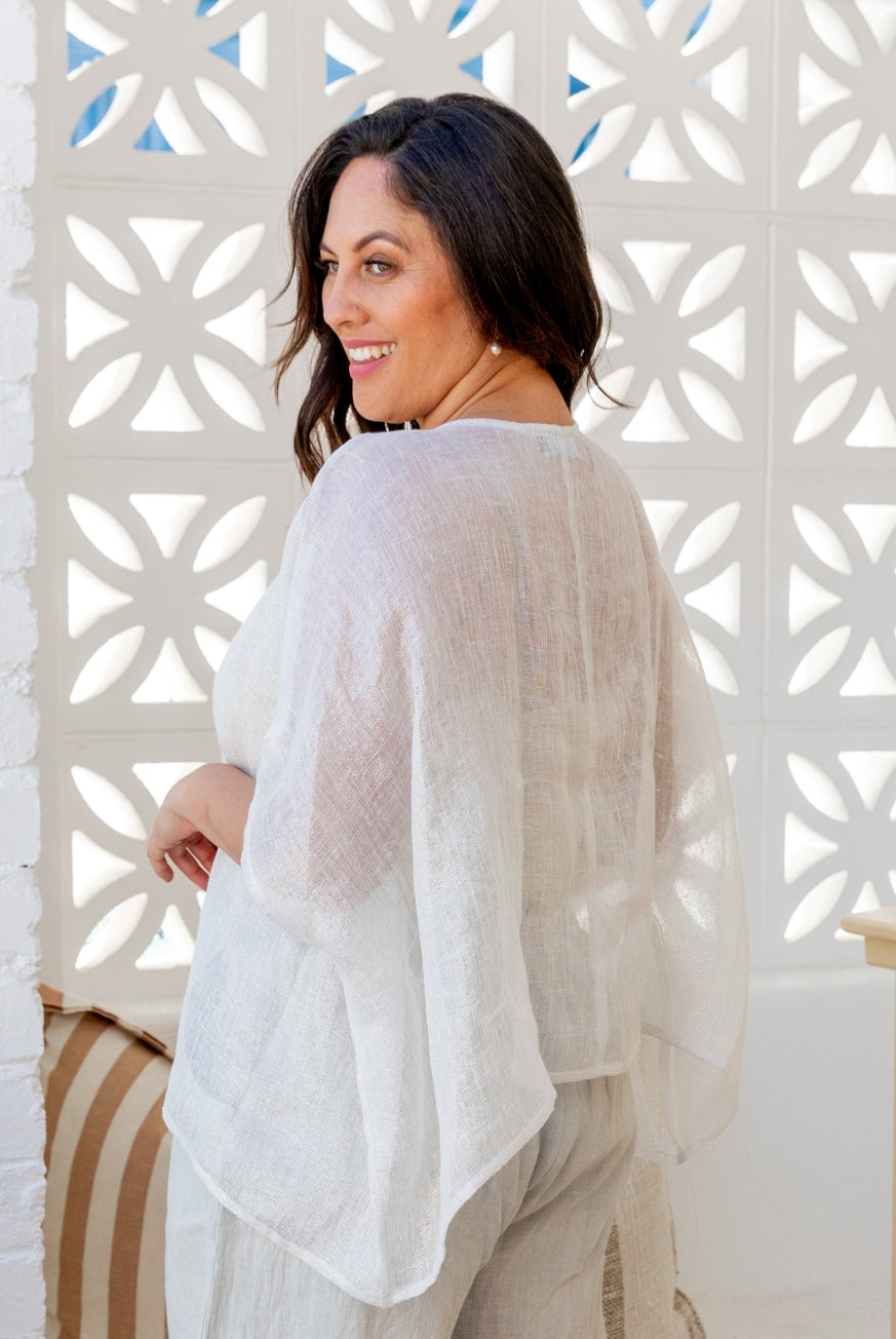Sparkly Lurex Thread Venice Top - one size