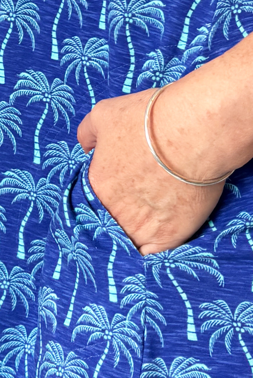 Palm Tree Sleeve Dress