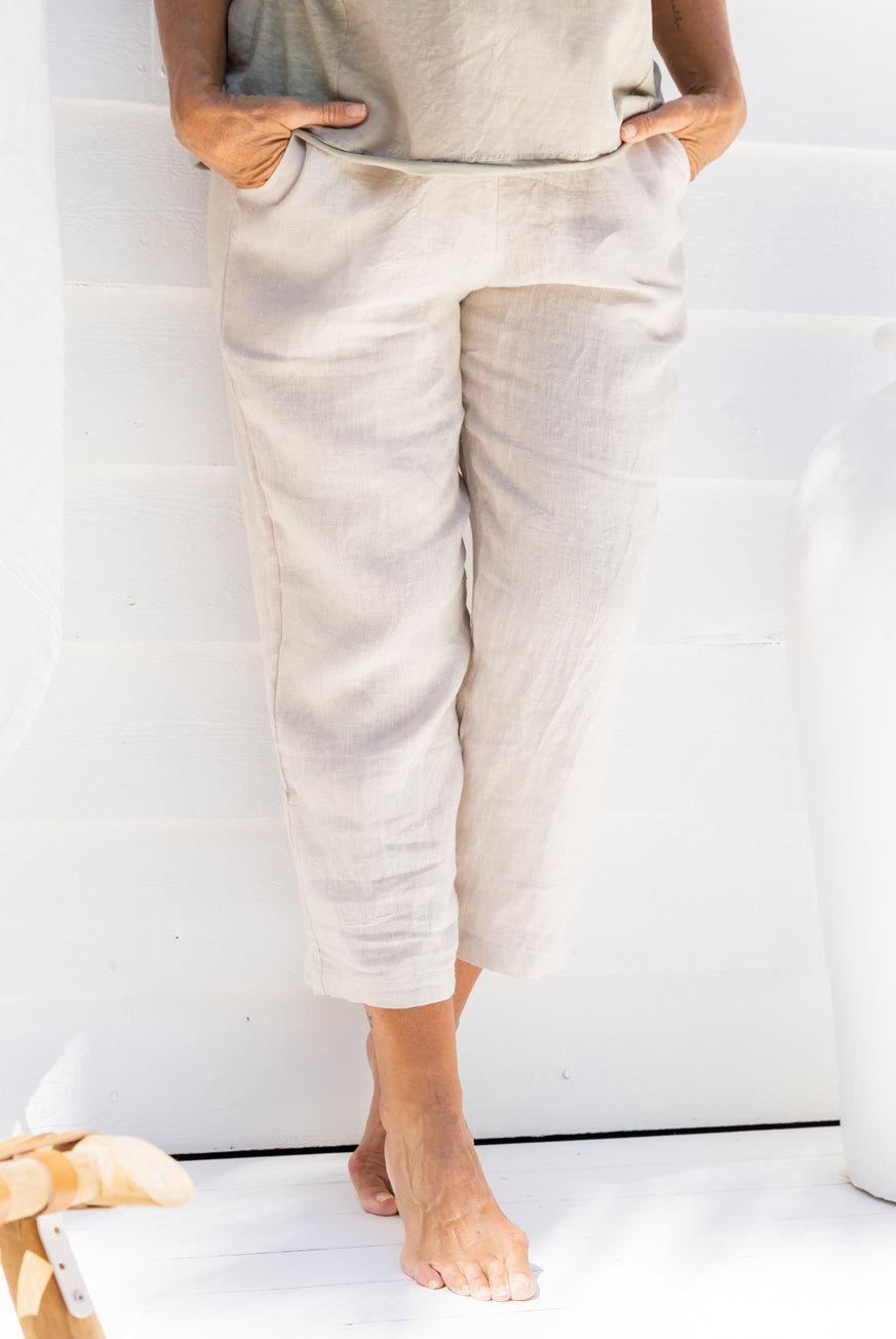 Alba Pure Linen Pants