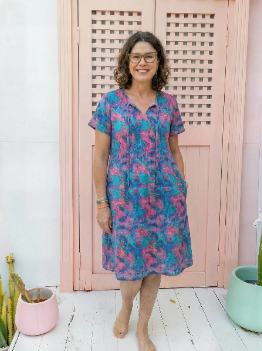 Lorraine Dress w Montego Print