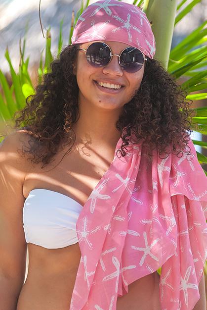 Wishes Printed Cotton Sarong Pareo
