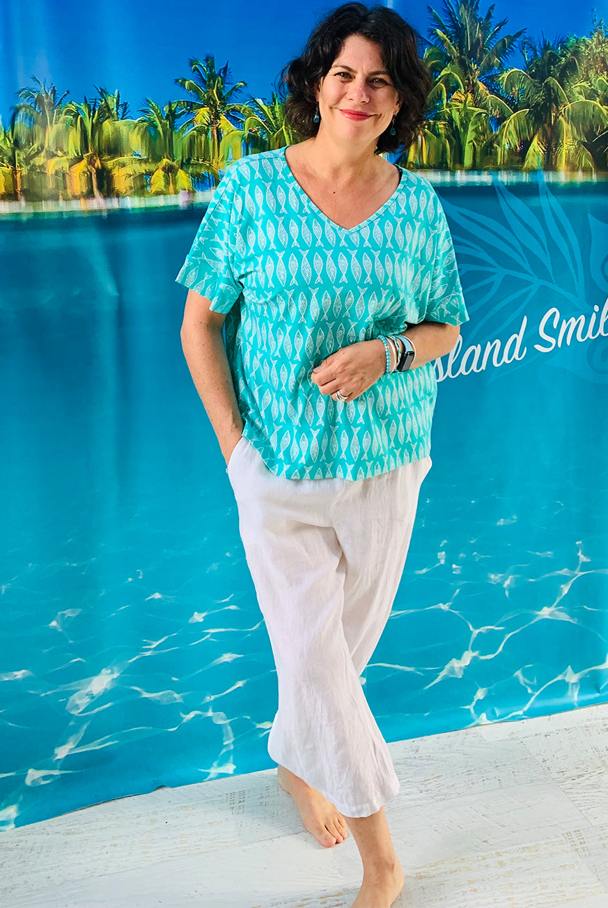 Deep Sea Cotton Tunic KV550