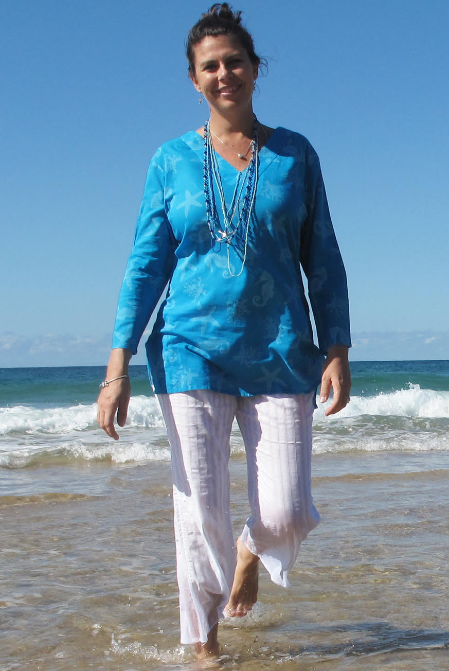 Sealife Cotton Beach Tunic Coverup