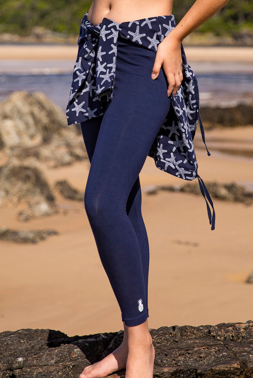 Basic Beach Cotton Leggings KV544