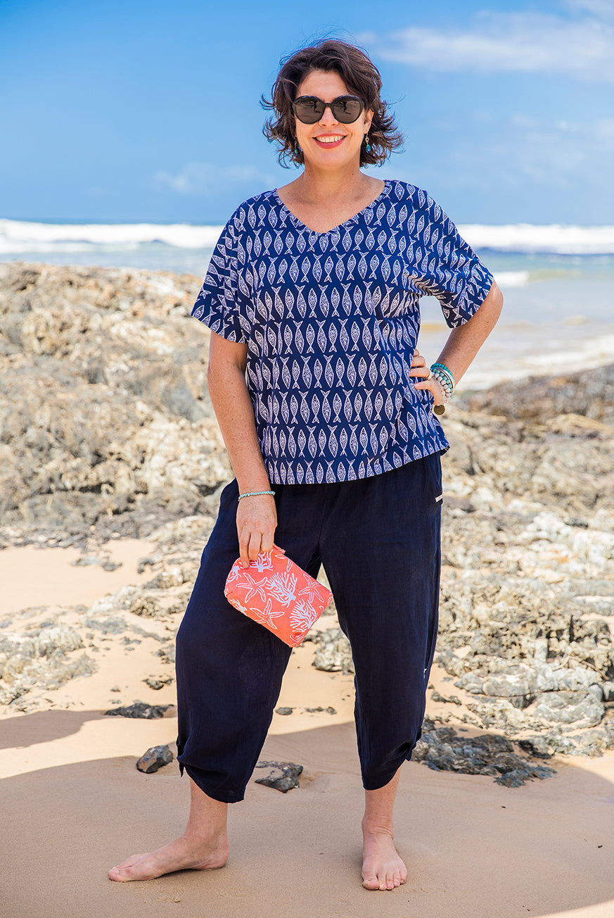 Deep Sea Cotton Tunic KV550
