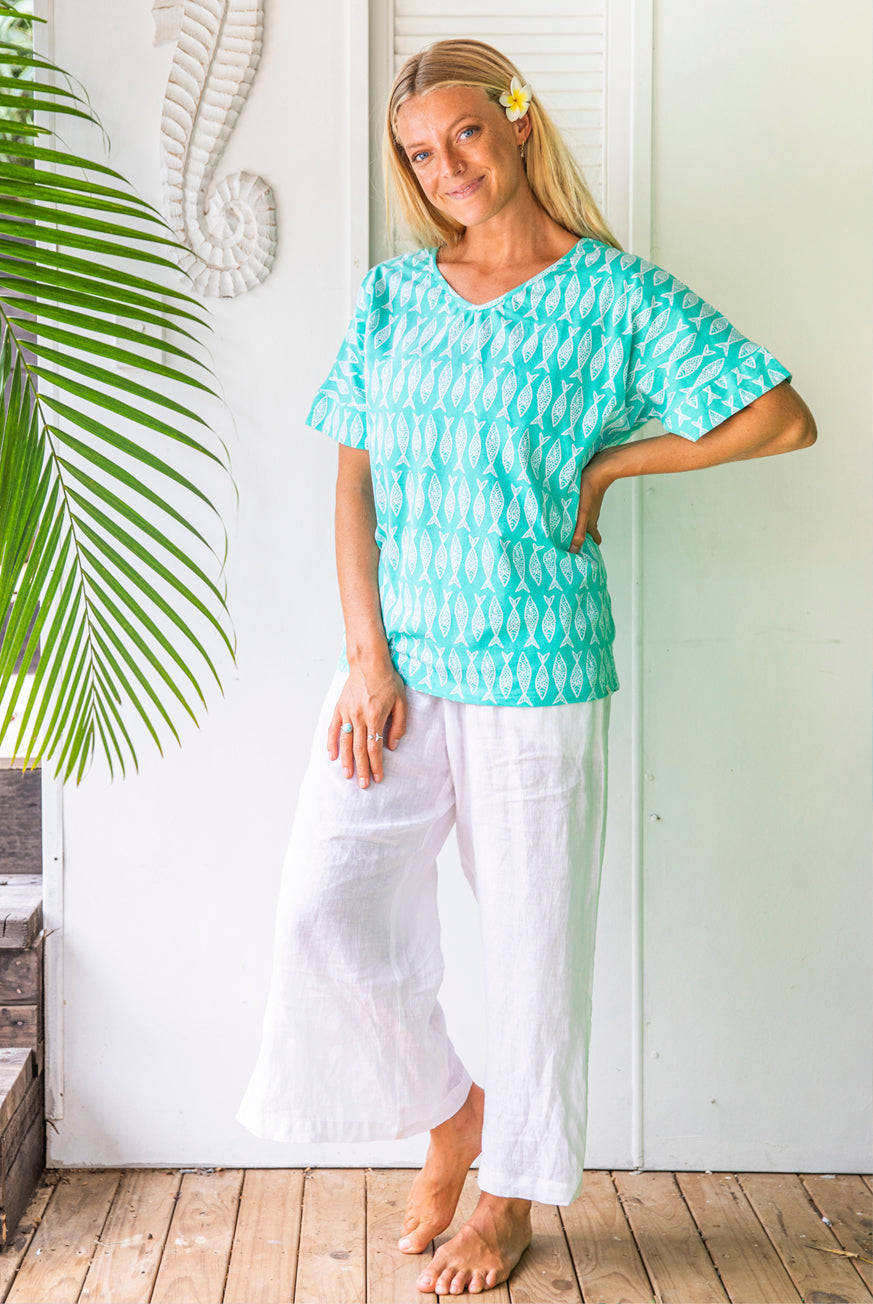 Deep Sea Cotton Tunic KV550