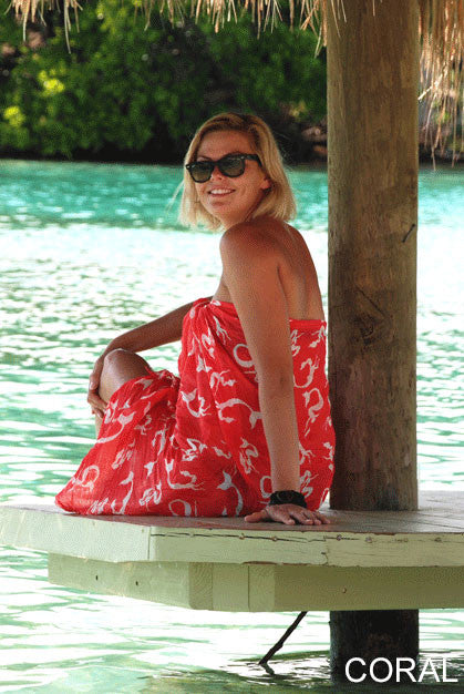 Mermaid Printed Cotton Sarong Pareo