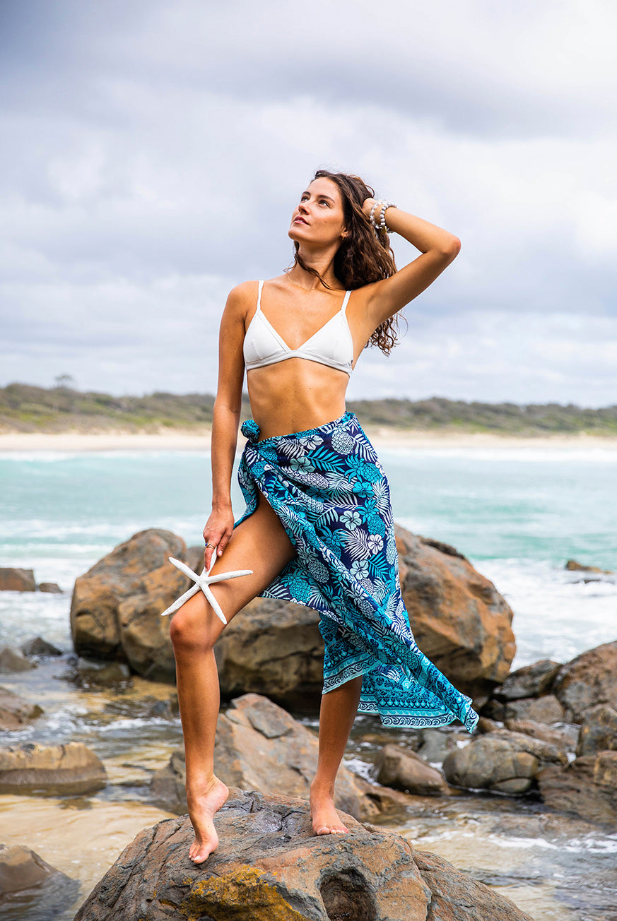 Pina Colada Cotton Sarong Pareo