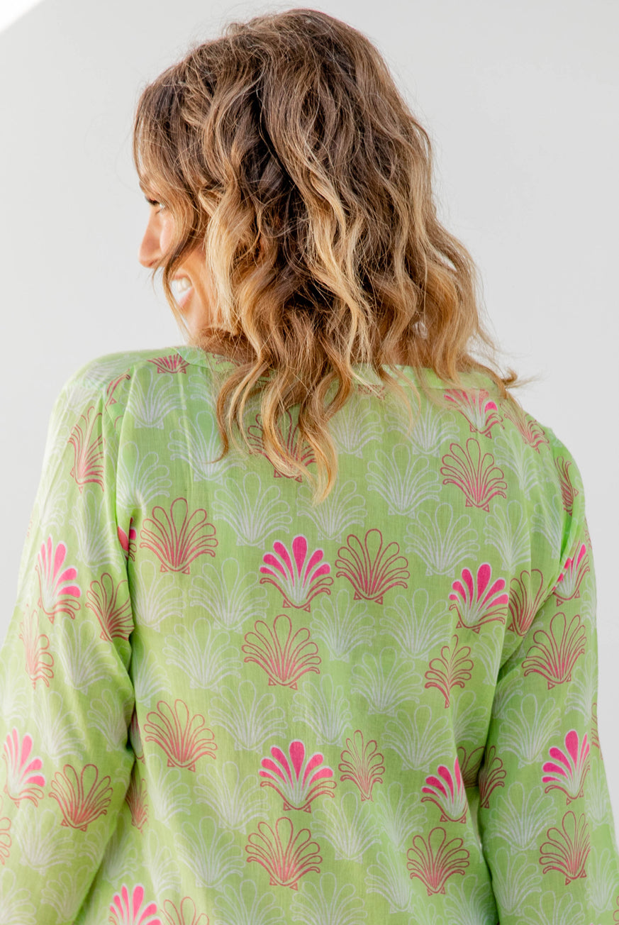 Deco Shell Cotton Beach Tunic