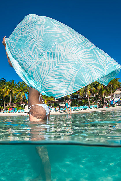 Island View Printed Cotton Sarong Pareo KVIDLV