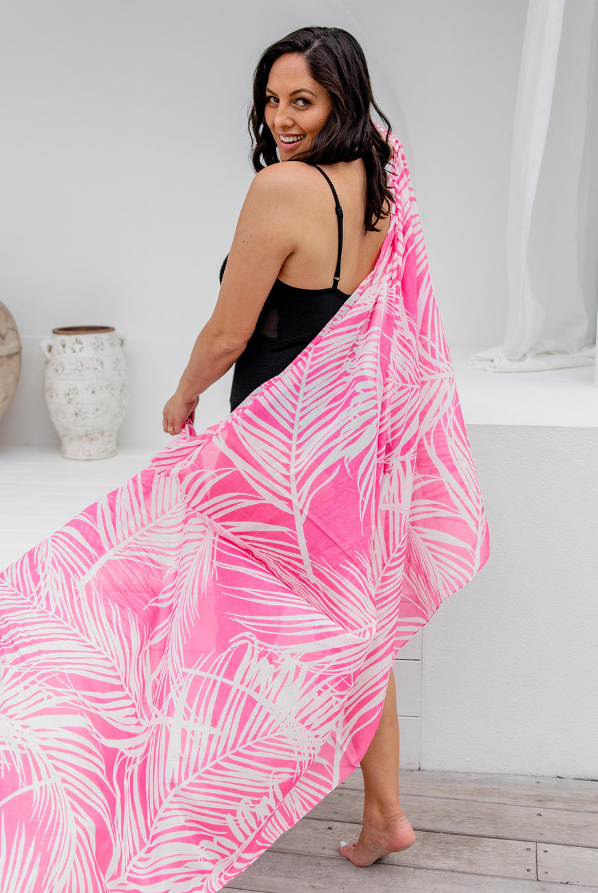 Island View Printed Cotton Sarong Pareo KVIDLV