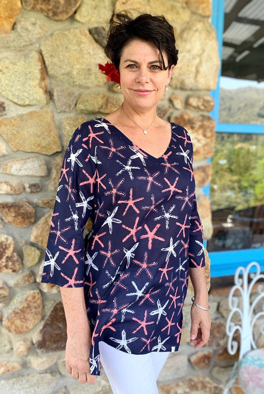 Mermaid Cotton Beach Tunic Coverup KV505