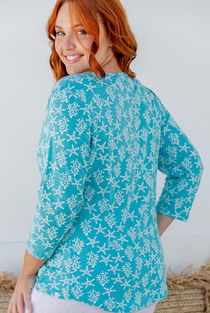 Atoll Long Sleeve Cotton Top