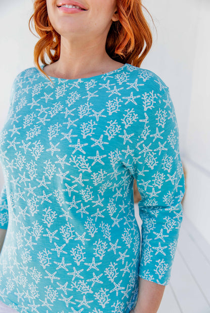 Atoll Long Sleeve Cotton Top