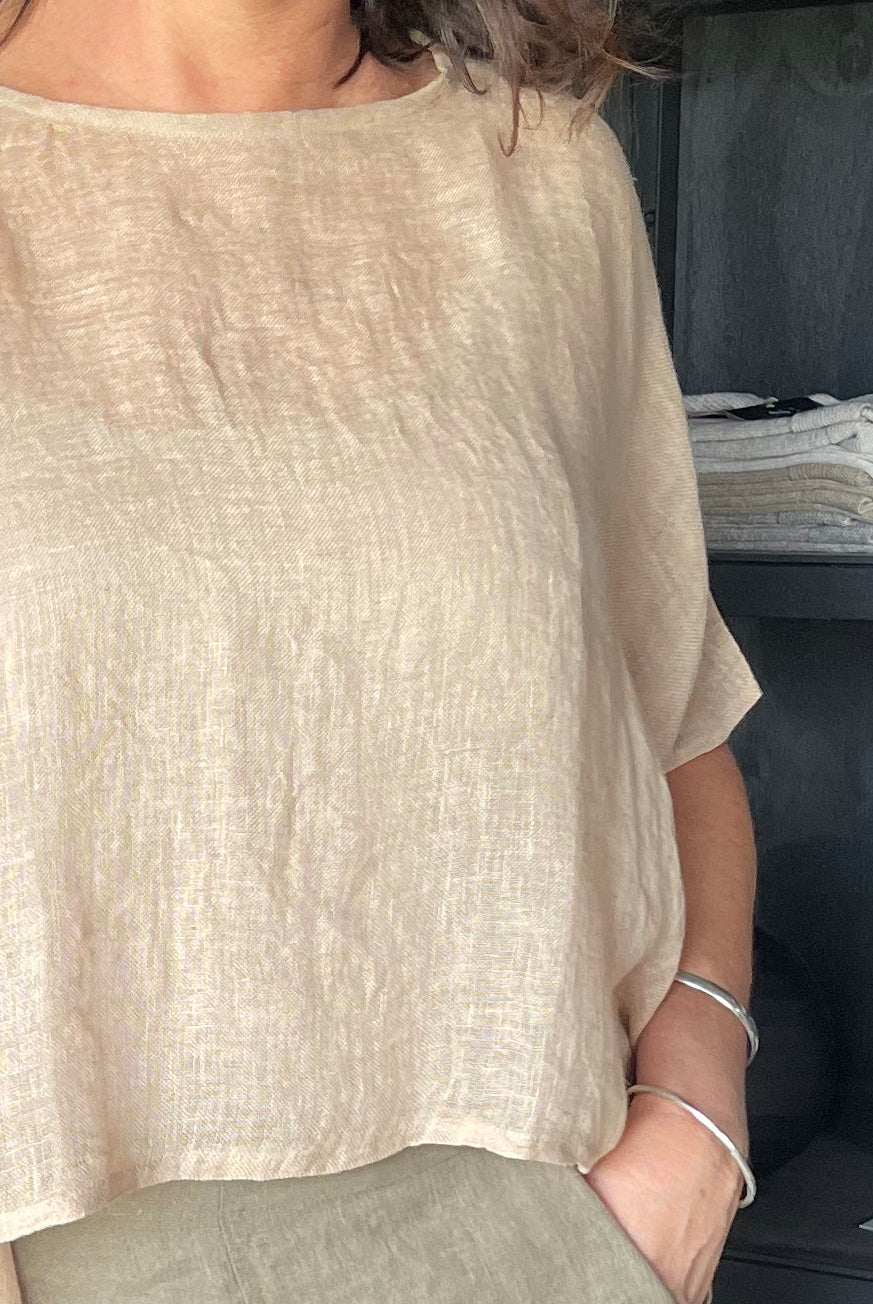 Venice Linen Guaze Top