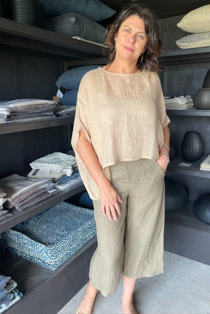 Venice Linen Guaze Top