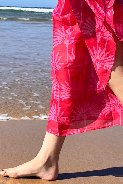 Umbrella Palm Cotton Sarong