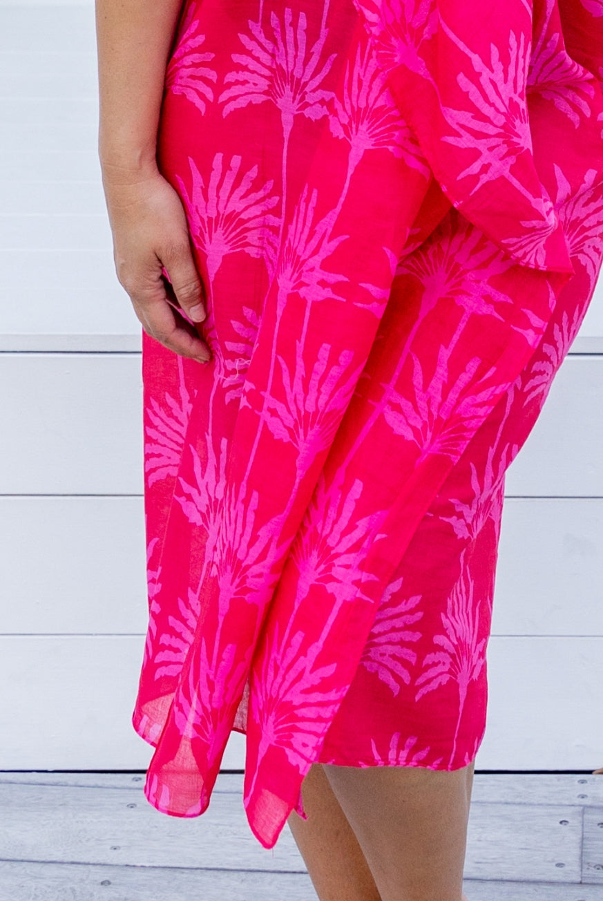 Umbrella Palm Cotton Sarong