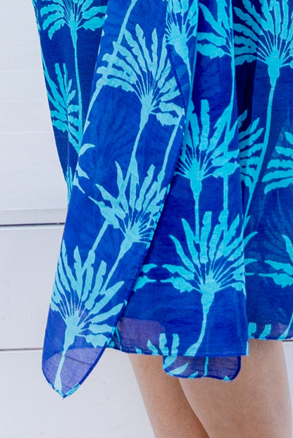 Umbrella Palm Cotton Sarong