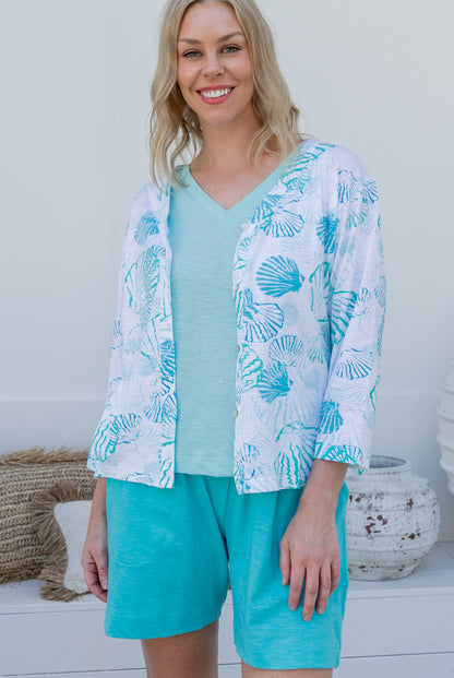 Ocean Floor Cotton Cardi