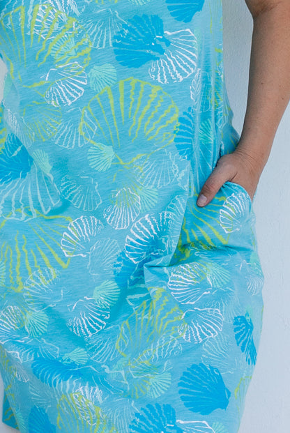 Ocean Floor Cotton Dress