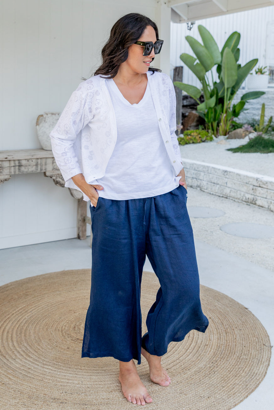 Linen Beach Pants KV543