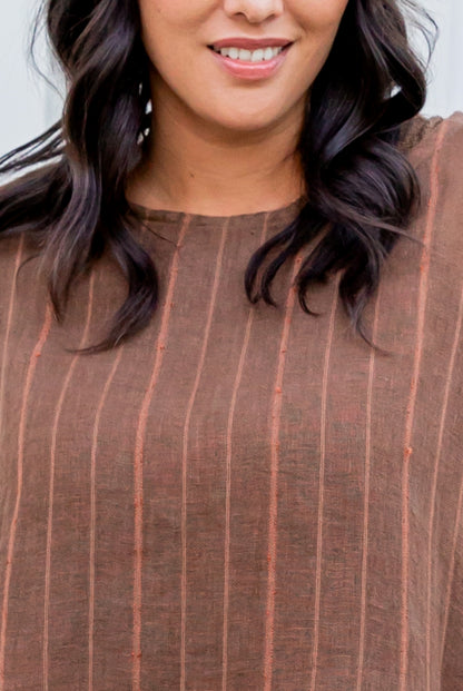 Valento Linen Gauze Top