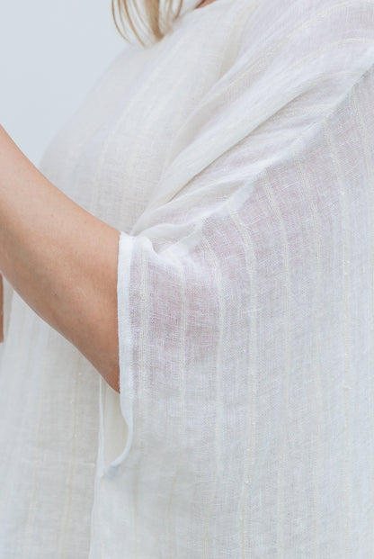 Valento Linen Gauze Top