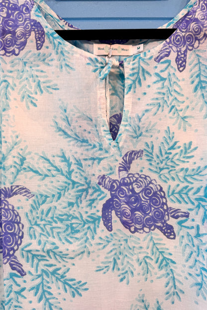 Turtle Cotton Beach Tunic Coverup