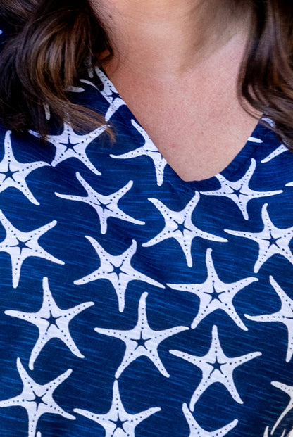 Seastar Short Sleeve Cotton Dress