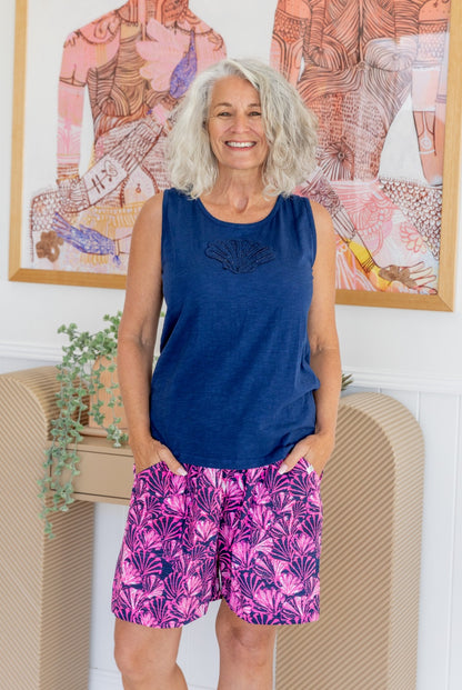 Shell Cotton Beach Shorts