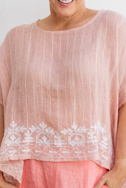 Venice Embroidered Top