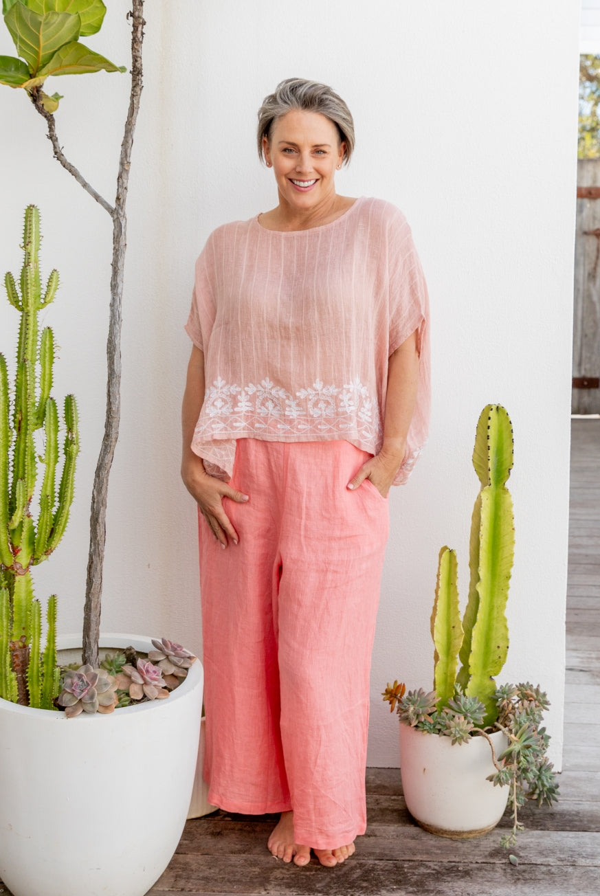 Venice Embroidered Top