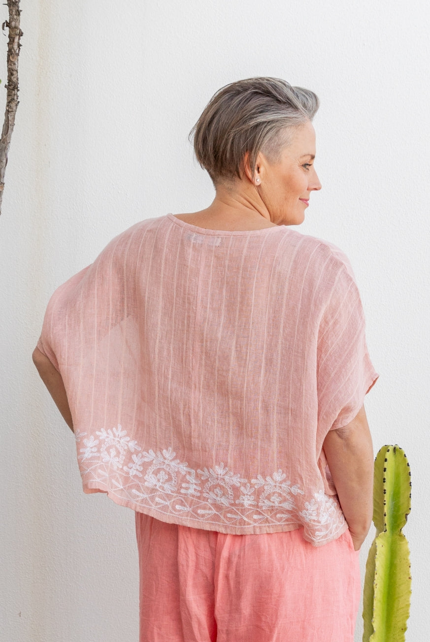 Venice Embroidered Top