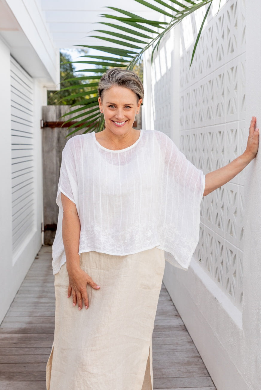 Venice Embroidered Top