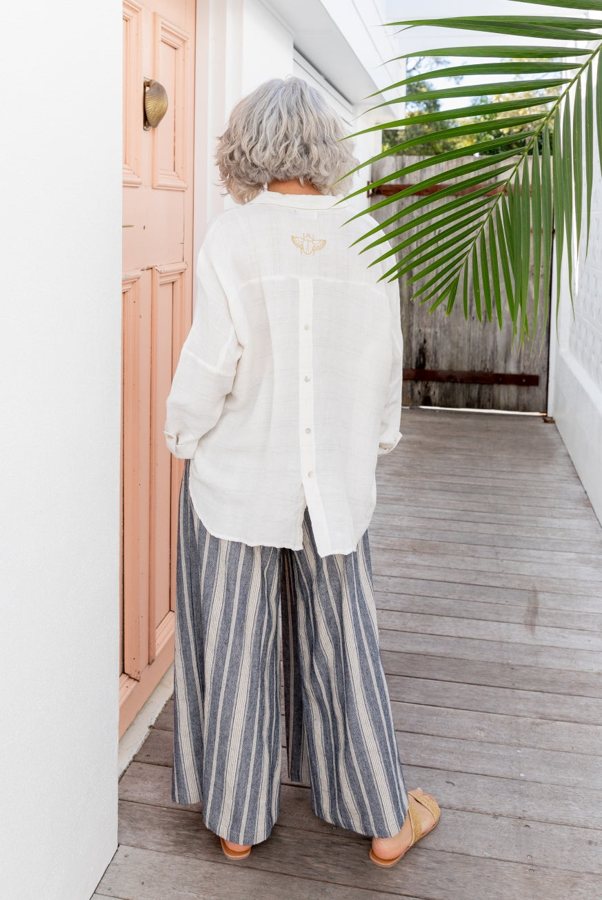 Calabria Linen Cotton Pants
