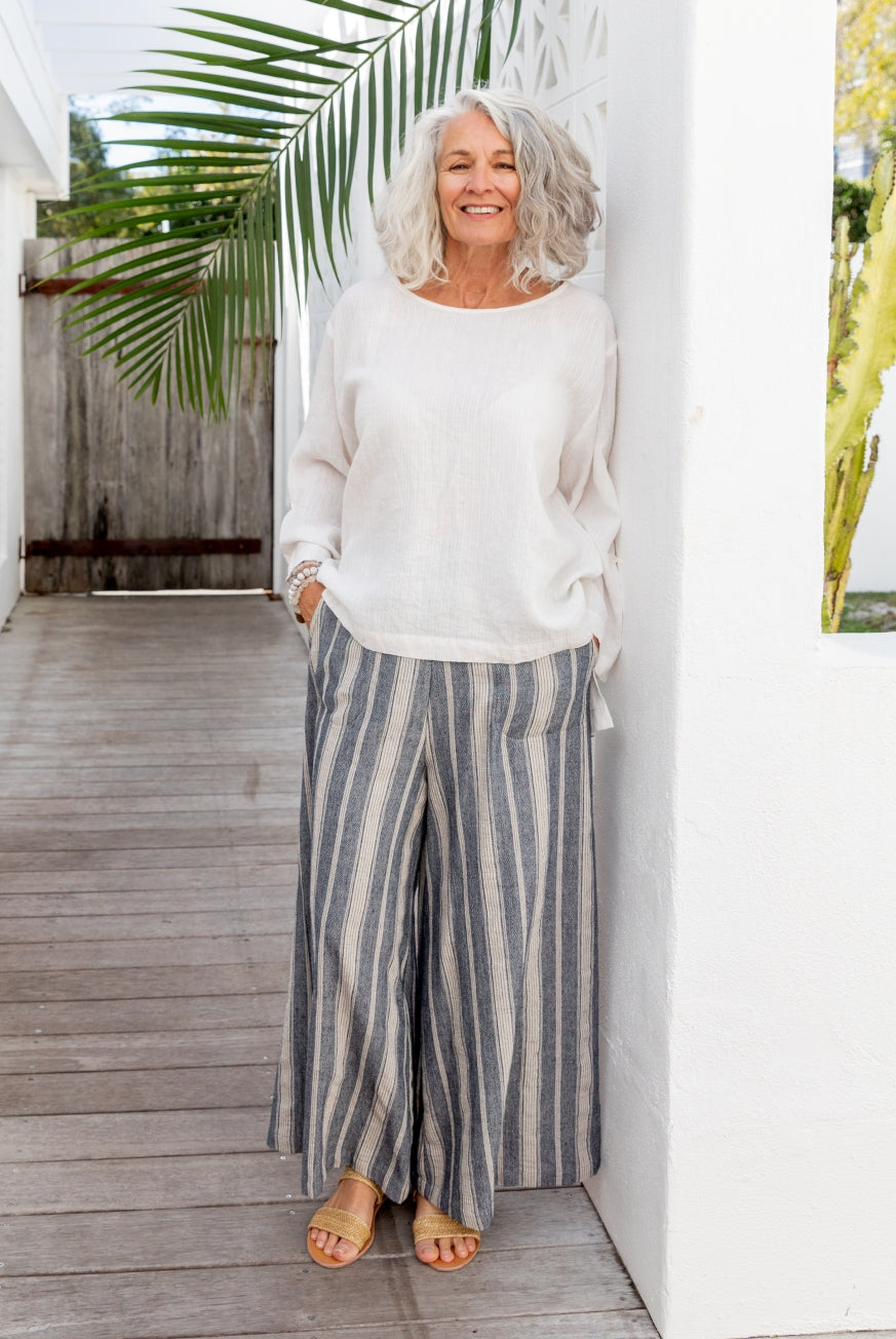 Calabria Linen Cotton Pants
