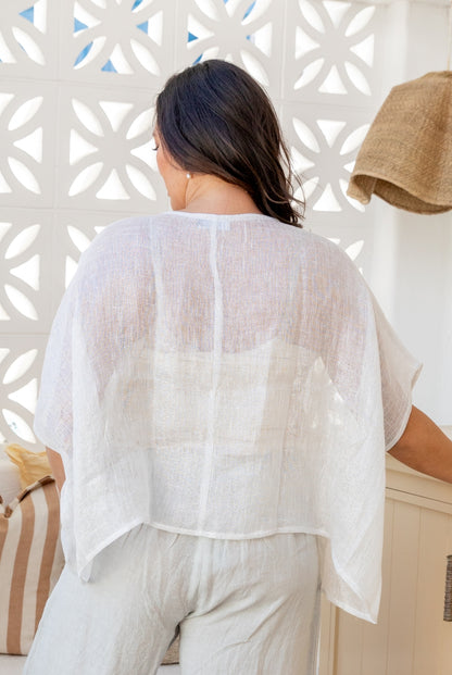 Sparkly Lurex Thread Venice Top - one size