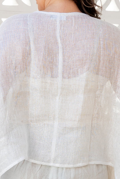 Sparkly Lurex Thread Venice Top - one size