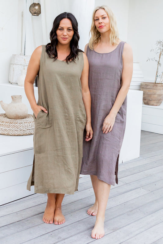 linen dresses perth Kristi Linen Dress