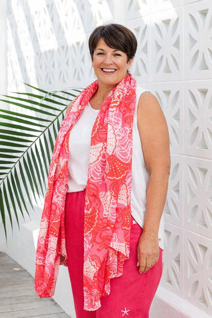 Frill Fish Cotton Beach Sarongs