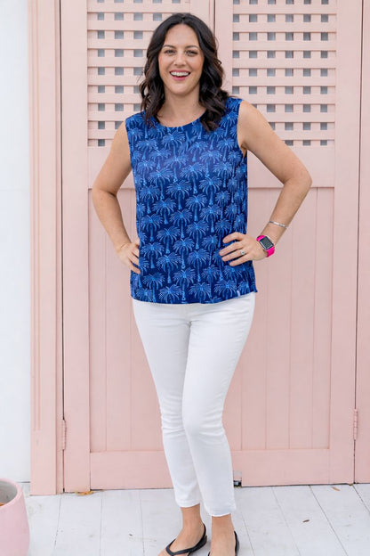 Anguilla Palm Cotton Top