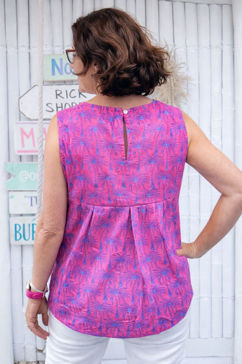 Anguilla Palm Cotton Top