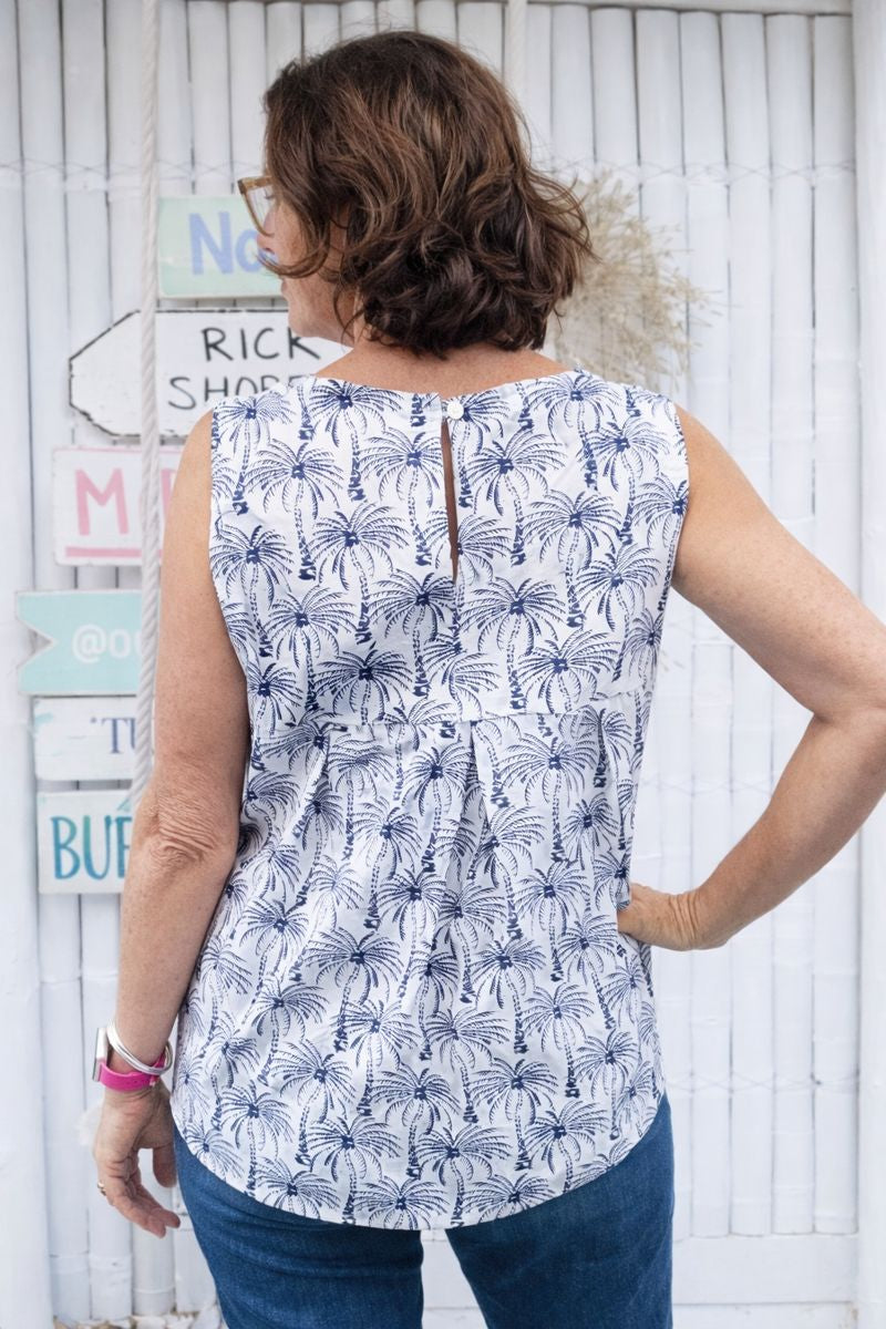 Anguilla Palm Cotton Top